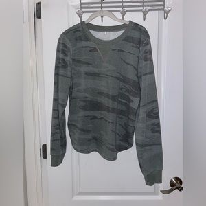 Z Supply Green Camouflage Long Sleeve